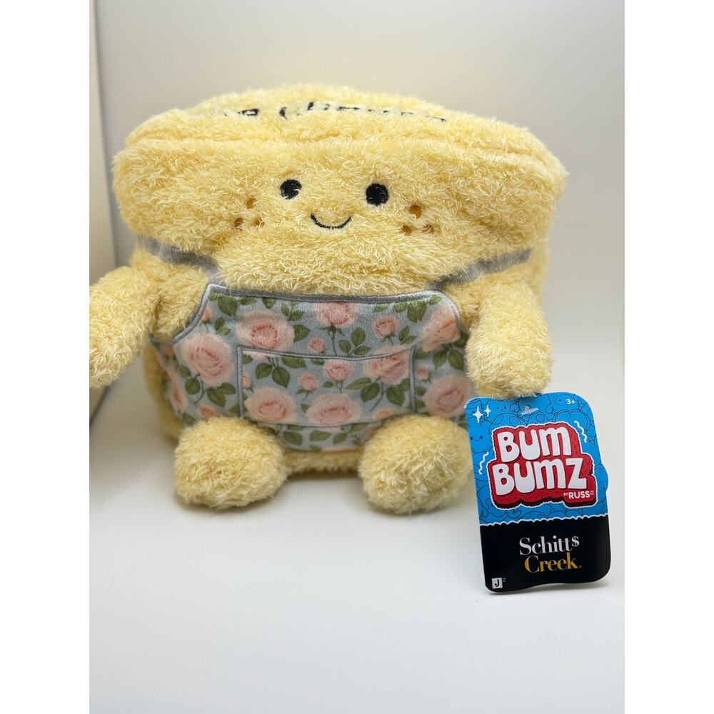 BumBumz SCHITTS CREEK 7.5” Plush FOLD IN THE CHEESE Moira & David Rose NWT!